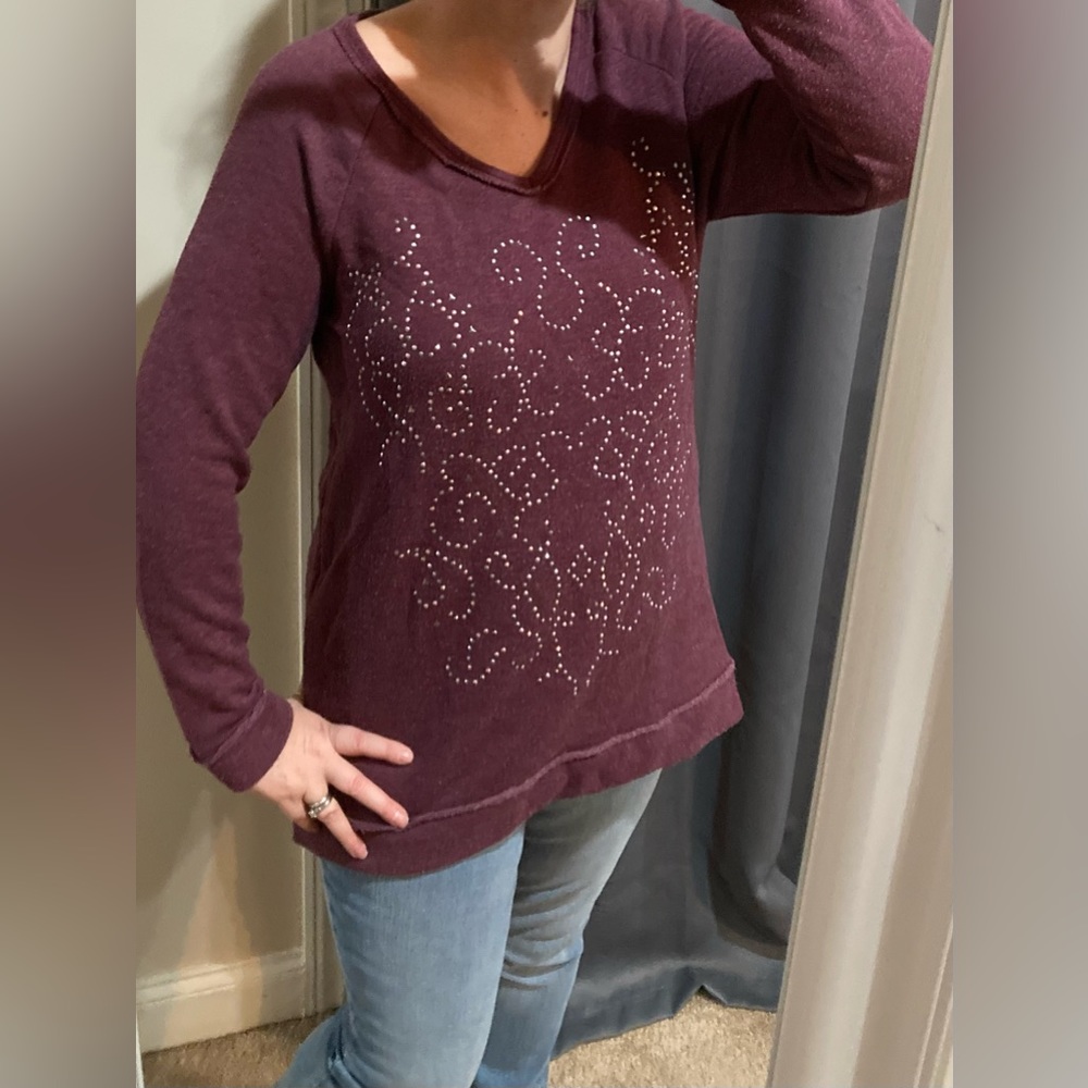 Christopher & Banks XL tunic length sweatshirt